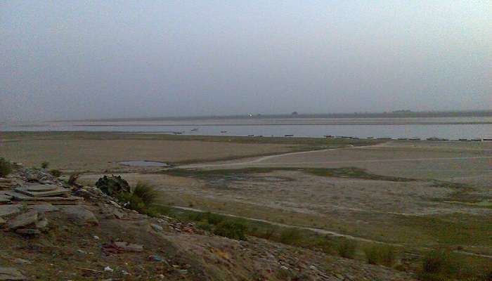 The view of the River Ganges near Vindhyachal Mata Mandir.