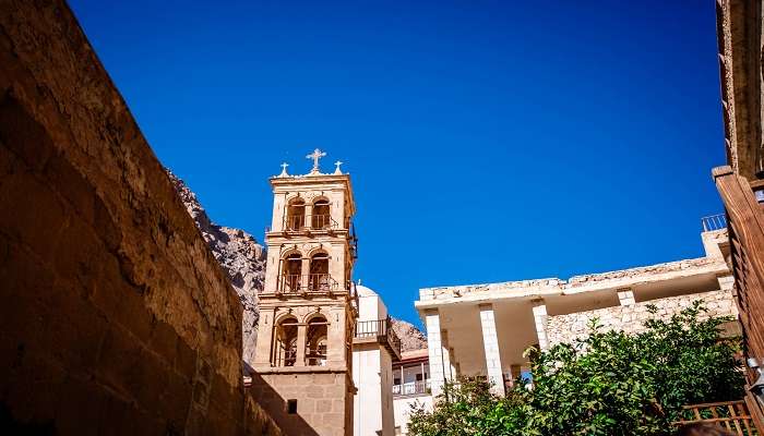The Bell Tower at the Saint Catherine's Monastery Egypt