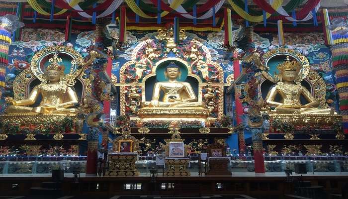 The Namdroling Monastery near Kushalnagar is one of the must-visit attractions in Coorg district of Karnataka.