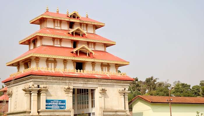 Beautiful view of the Sri Bhagandeshwara Temple in Karnataka