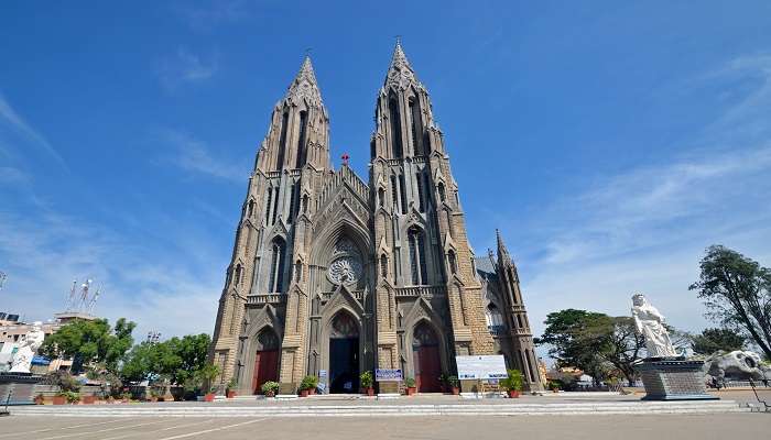 Marvel at the majestic beauty of St. Philomena's Cathedral