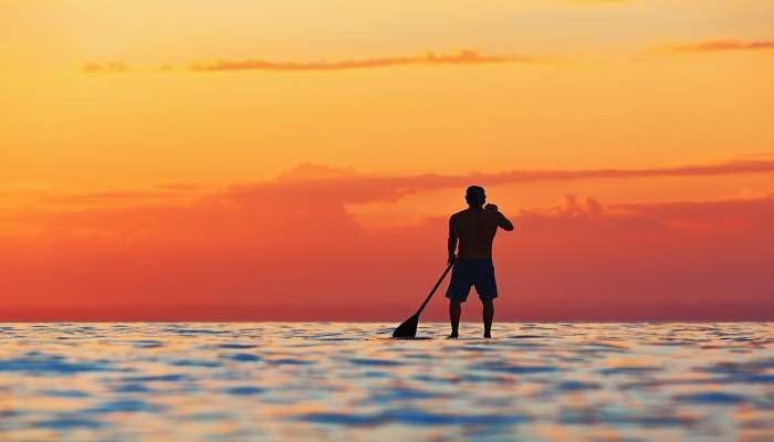 Standup paddleboarding is a must try at Turtle Beach Havelock for a thrilling 