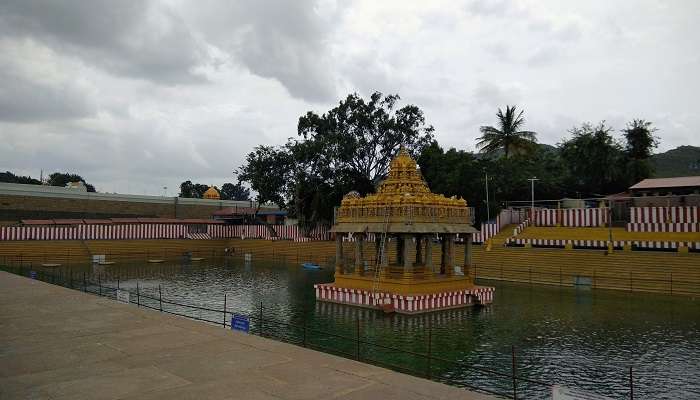 Swami Pushkarini Lake is among the beautiful places to visit near Tirupati within 50 kms