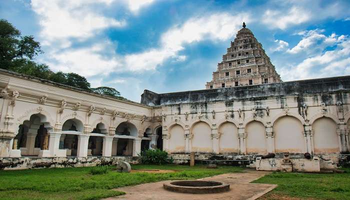 Brihadeeswarar Temple is surrounded by many tourist attractions including the iconic Thanjavur Maratha Palace.