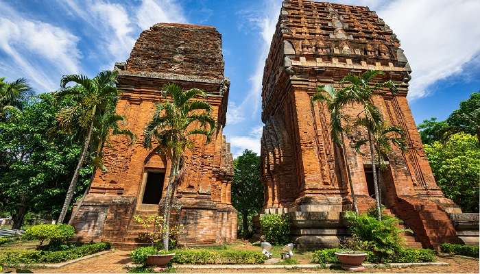 Always be mindful about the culture while visiting the Thap Doi Tower. 