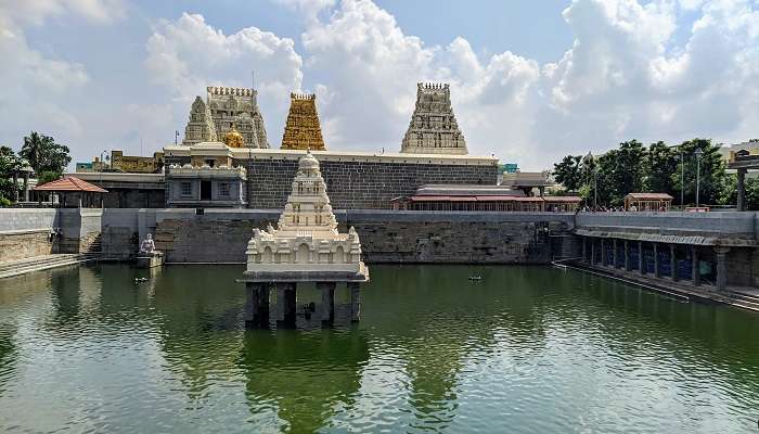 The stunning Kamakshi Devi temple architecture