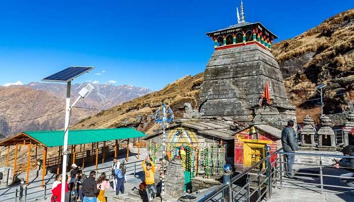 The Tungnath Mandir is inaccessible during the wintertime