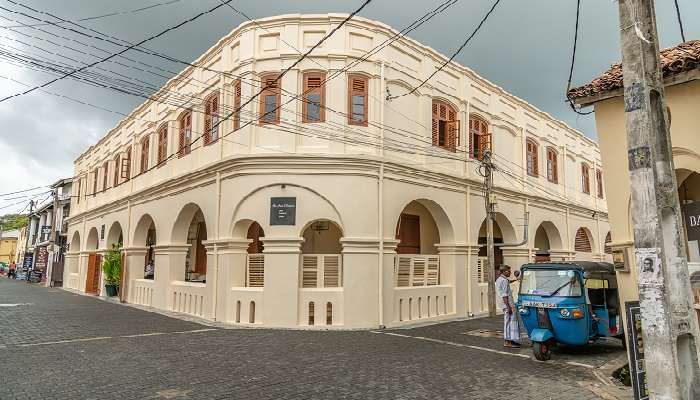 A historical mansion restored into a boutique hotel located within the Galle Fort