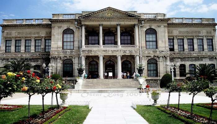 View of the Dolmabahce Palace from Bosphorus