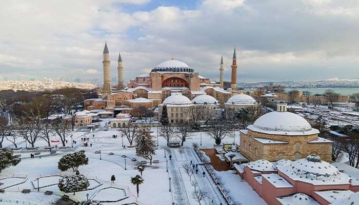 The beautiful attraction of Turkey in the winter season