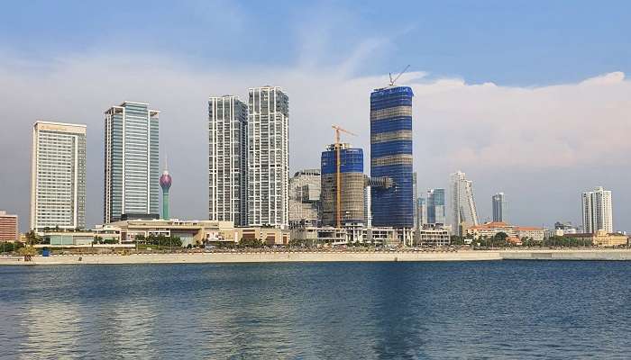 The scenic vista of Colombo skyline.