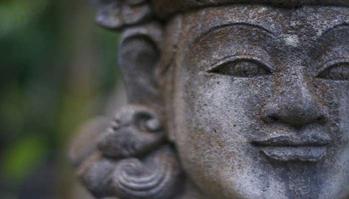 Look at the beautiful statues at the Agung Rai Museum of Art Bali.