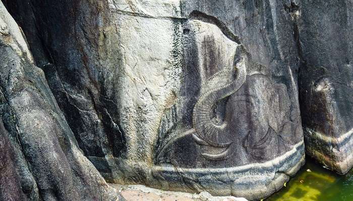  Carving of an elephant