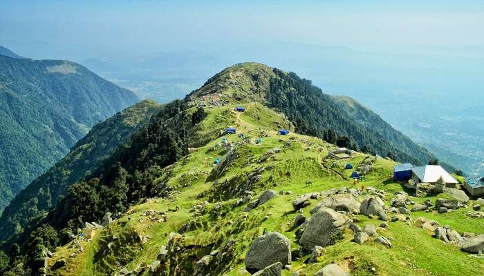 Triund Trek is a scenic mountain trail and best for first-time hikers exploring trekking near the mountains of Dharamshala.