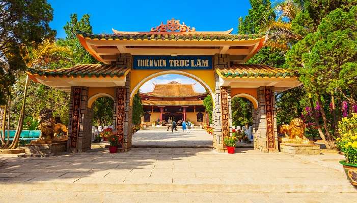 Truc Lam Zen Monastery in Vietnam.