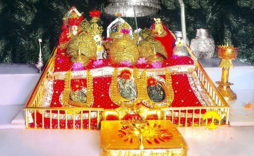 Get a blessing from Maha Kali, Maha Saraswati, and Maha Lakshmi at Vaishno Devi
