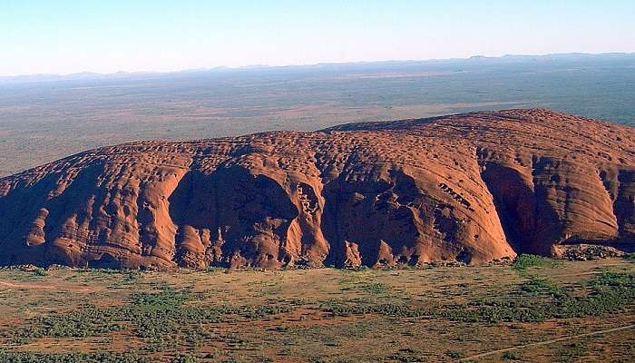 Amazing set of monoliths at Rock Uluru Austra