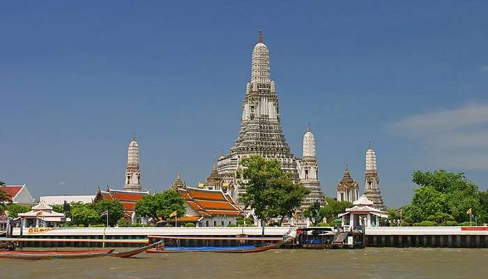 Wat Arun is among the top landmarks located close to the Chao Phraya River