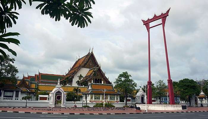 Include Wat Suthat in your itinerary when you are visiting Loha Prasat temple in Bangkok 