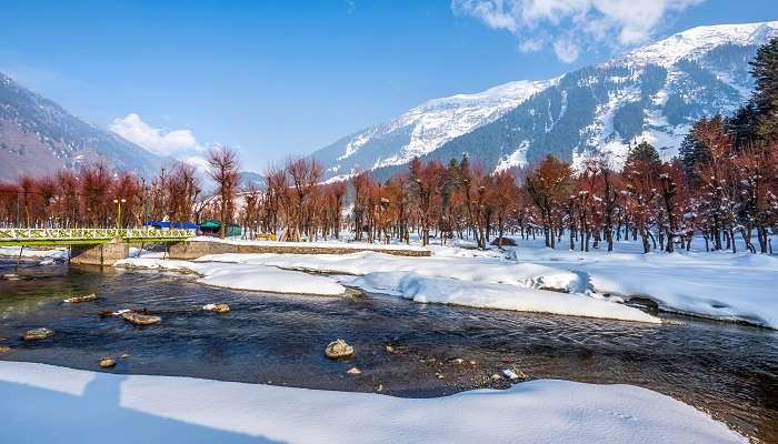 A breathtaking view of Valley in Pahalgam
