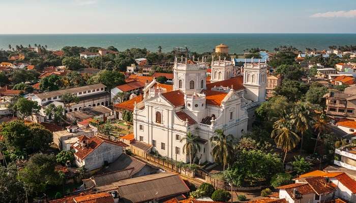 The view of St. Mary’s Church In Negombo.