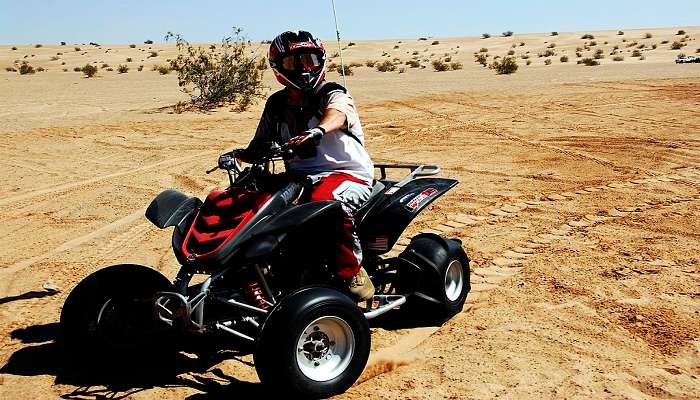 ATV Ride on Sand Dunes of Mui Ne is a thrilling experience.