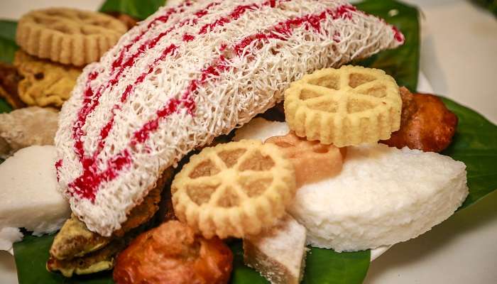 An assortment of Sri Lankan desserts
