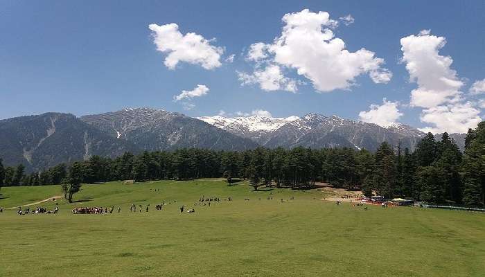 Explore the serene Baisaran Valley in Kashmir.