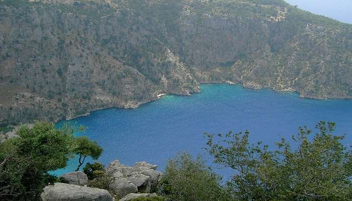 Aerial View of Butterfly Valley In Turkey