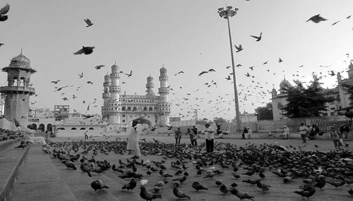 Charminar and Mecca Masjid Hyderabad.