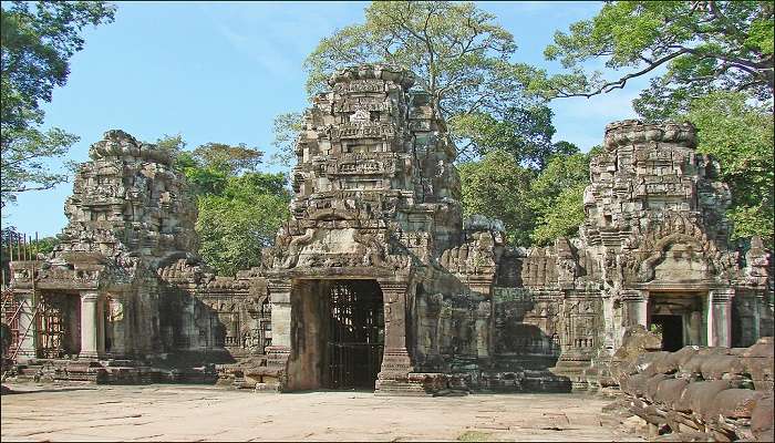 Exploring the Ruins of Preah Khan Temple Cambodia