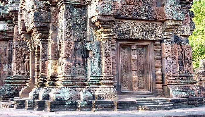The False Doorway of Banteay Srei Cambodia 