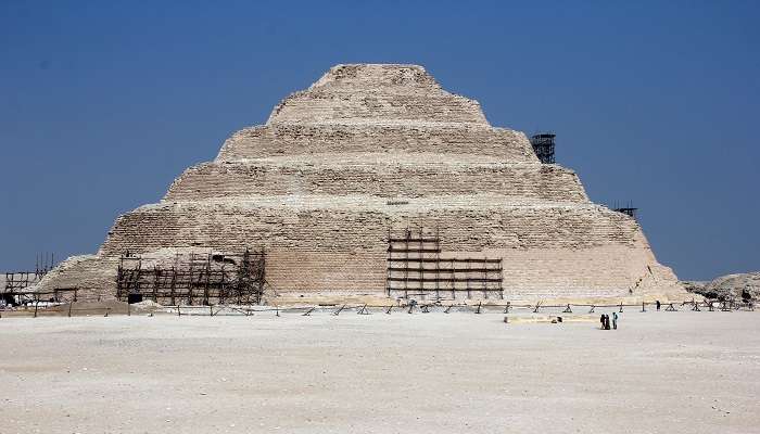 The UNESCO World Heritage Site in Saqqara.