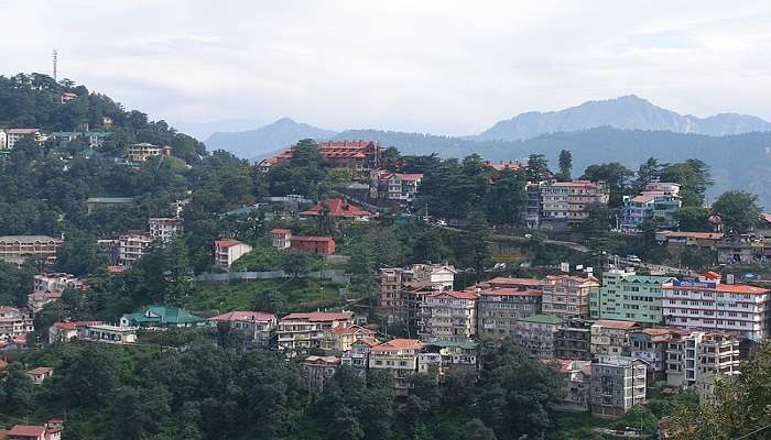 Panoramic view of Shimla 