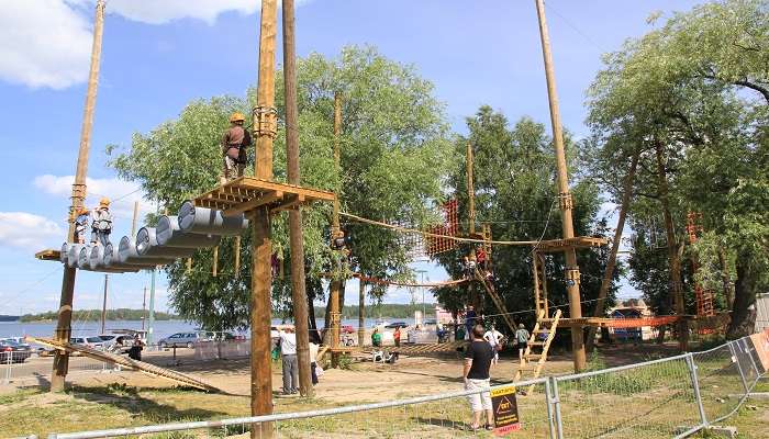  There’s a wide range of activities to try at Adventure Park in Mauritius. 