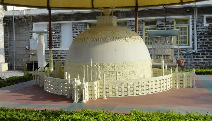 The Amaravati Archeological Museum near the Dhyana Buddha Statue.