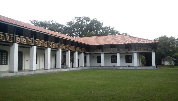 View of the beautiful Anuradhapura Archaeological Museum to explore near the Anuradhapura maha viharaya.