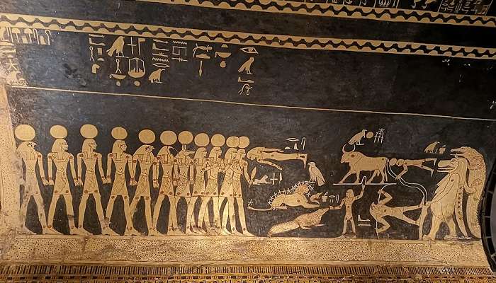 Inside the renowned tomb of Seti 1.