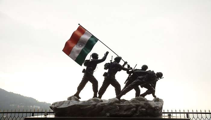 Statue of Indian Army in Shimla