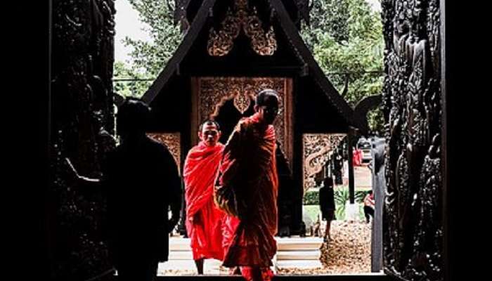 The famous Black Temple at Baan Dam Museum in Chiang Rai.