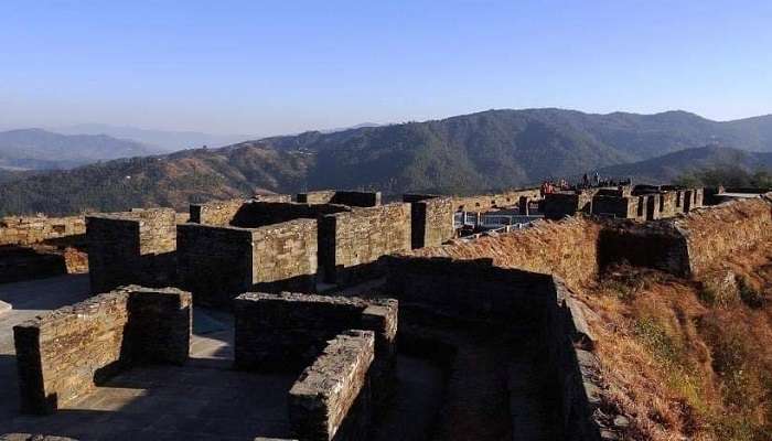 A view of the Banasur Fort in Lohaghat, Uttarakhand