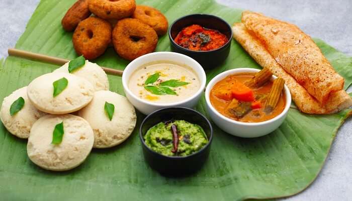Pamper your taste buds with South Indian food at Banasura Island Resort.