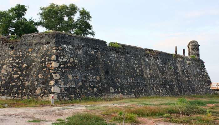 Batticaloa Fort near portuguese.