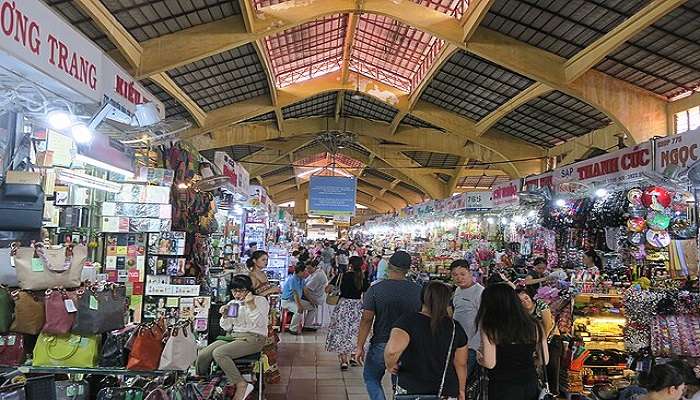 Ben Thanh Market is a must-see for shopping for handmade gifts. 