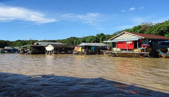 Boat ride trip to Chong Kneas Floating Market is a must try.