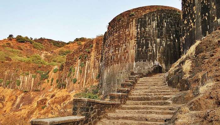 Entry of Raigarh Fort, Maharashtra 