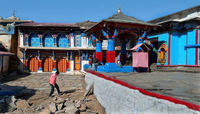 Omkareshwar Shiva Temple , one of the major tourist spots in Ukhimath, Uttarakhand