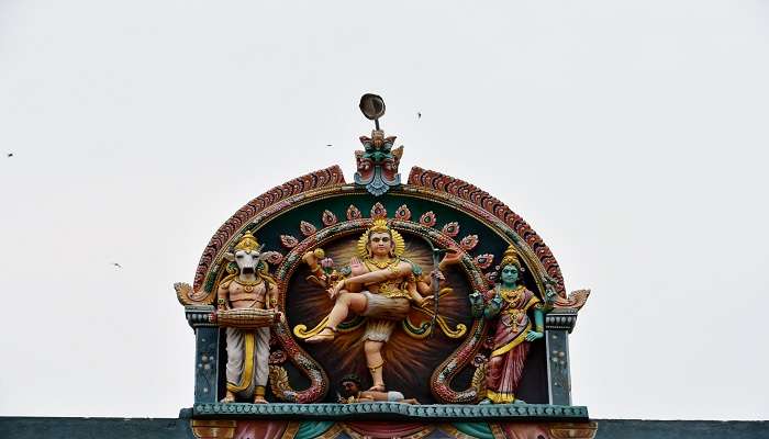 A picture of lord Natarajan In Sri Karneswar Nataraja Temple