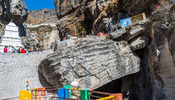 Bheem Pul is a natural stone bridge that holds mythological significance and is a a major tourist attraction.