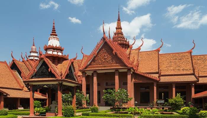 Cambodia National Museum, near Silver Pagoda Phnom Penh, is a must-see attraction. 
